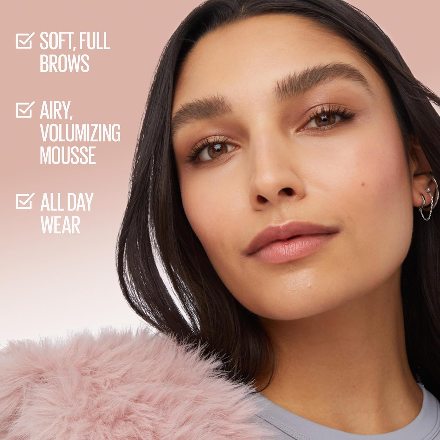 Maybelline Superfluff Volumizing Brow Mousse, All Day Tinted Brow Gel For Soft Full Brows, Blonde, 1 Count - View 6 of 7