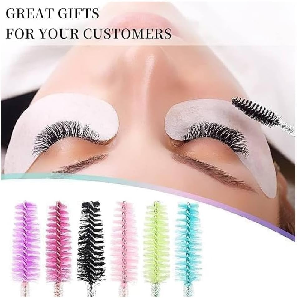 ZOZY Mascara & Eyelash Brush Spoolies Eyelash Extension & Eyebrow Applicator, Assorted Colors (1PCS) - View 3 of 5