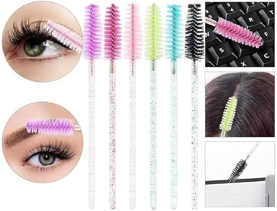 ZOZY Mascara & Eyelash Brush Spoolies Eyelash Extension & Eyebrow Applicator, Assorted Colors (1PCS) - View 4 of 5