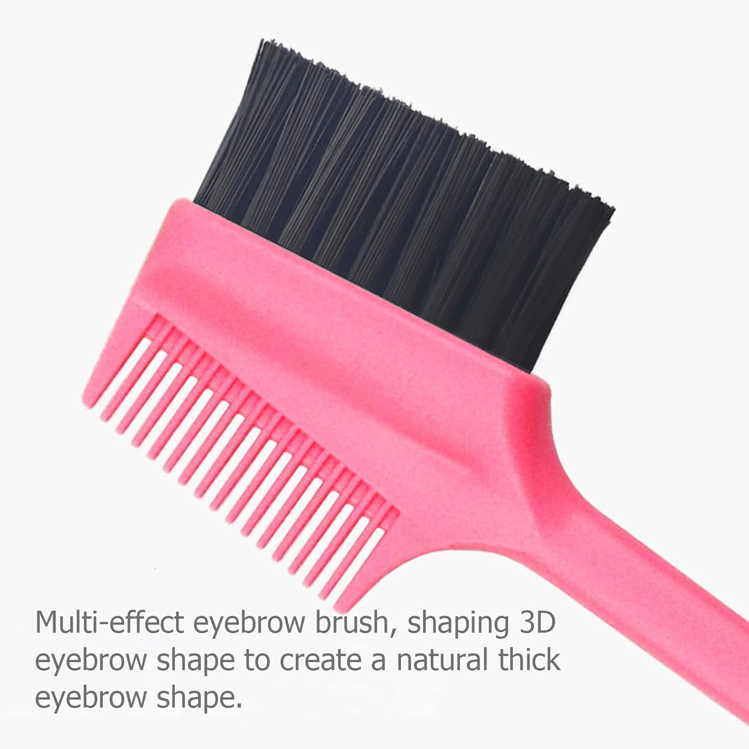 Fawoonu Eyebrow Brush, 1PC 3D Eyebrow Brush Hair Line Edge Brush Eyelash Comb Edge Control Brush Comb Double Same Sided Hair Comb for Makeup Hair Salon - View 5 of 7
