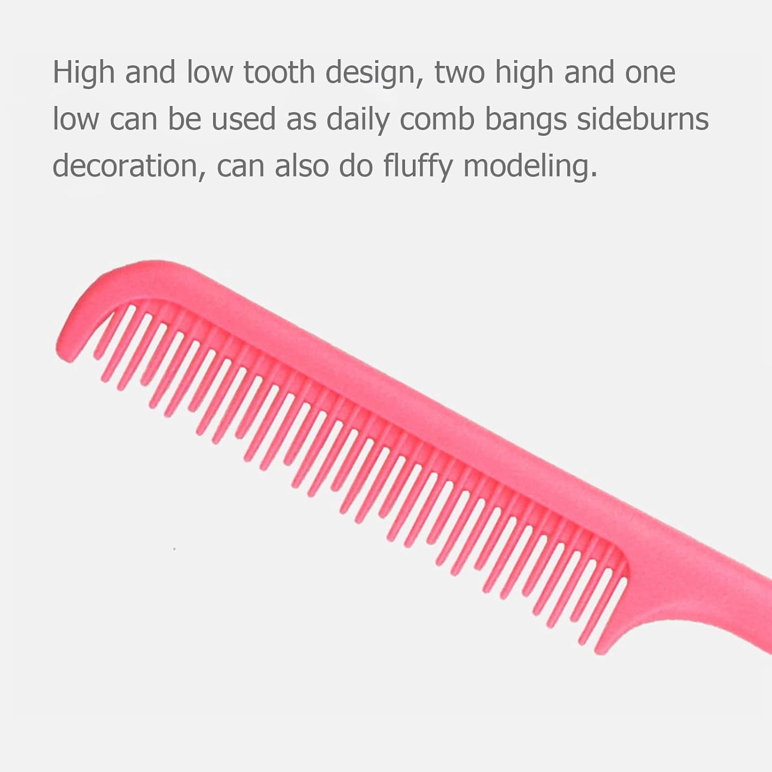Fawoonu Eyebrow Brush, 1PC 3D Eyebrow Brush Hair Line Edge Brush Eyelash Comb Edge Control Brush Comb Double Same Sided Hair Comb for Makeup Hair Salon - View 7 of 7