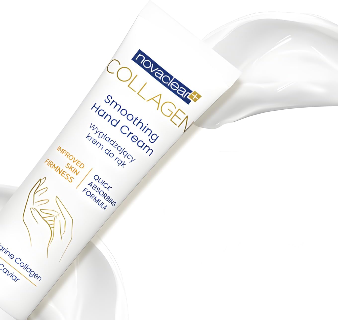 Novaclear Collagen Smoothing Hand Cream – Anti-Aging Hand Moisturizer with Marine Collagen, Caviar Extract & Vitamin E – SPF 10 UV Protection – Fast Absorbing – 50 ML - View 4 of 4