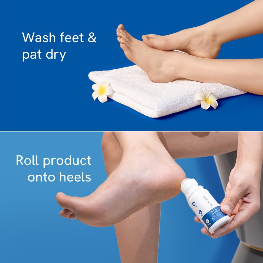 Be Bodywise 20% Urea Foot Cream Roll On | Repairs Dry & Cracked Heels | 2% Lactic Acid, Olive Oil & Vitamin E I Exfoliates & Softens Skin I Hydrates & Moisturises INo Irritation IAll Skin TypesI 75 ml - View 2 of 5