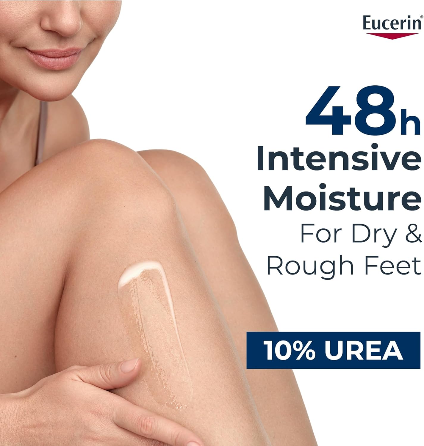 Eucerin UreaRepair Plus 10% Urea Foot Cream with Ceramide, Smoothes Callouses and Thickened Heels, Feet Care for Very Dry, Suitable for Mature & Diabetic Skin, 100ml - View 7 of 7