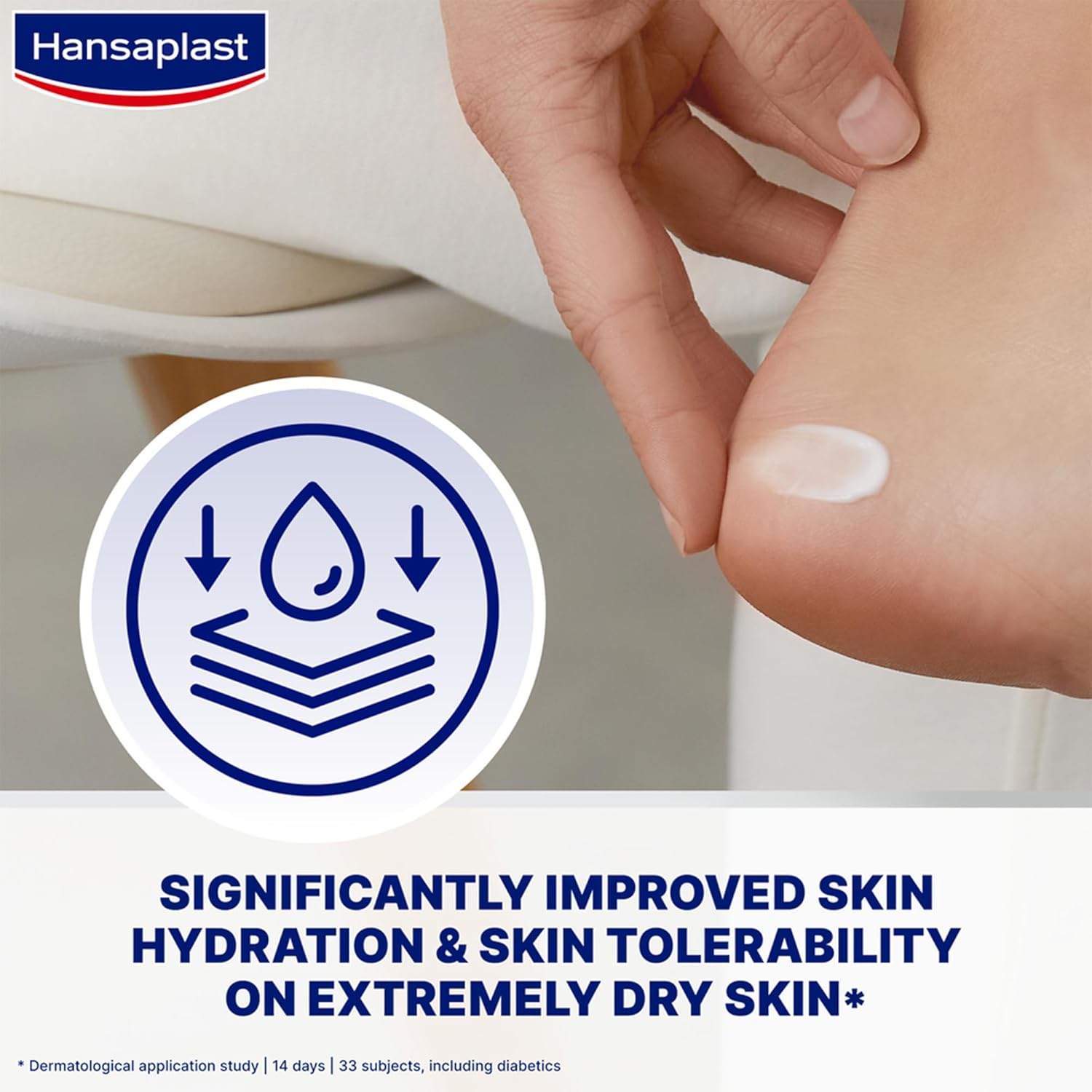 Hansaplast Dry Feet Moisturizing Cream | Intensive Moisturizing | Protects against callus formation | Foot Care | Foot Cream | 10% Urea | 100ml - View 4 of 5