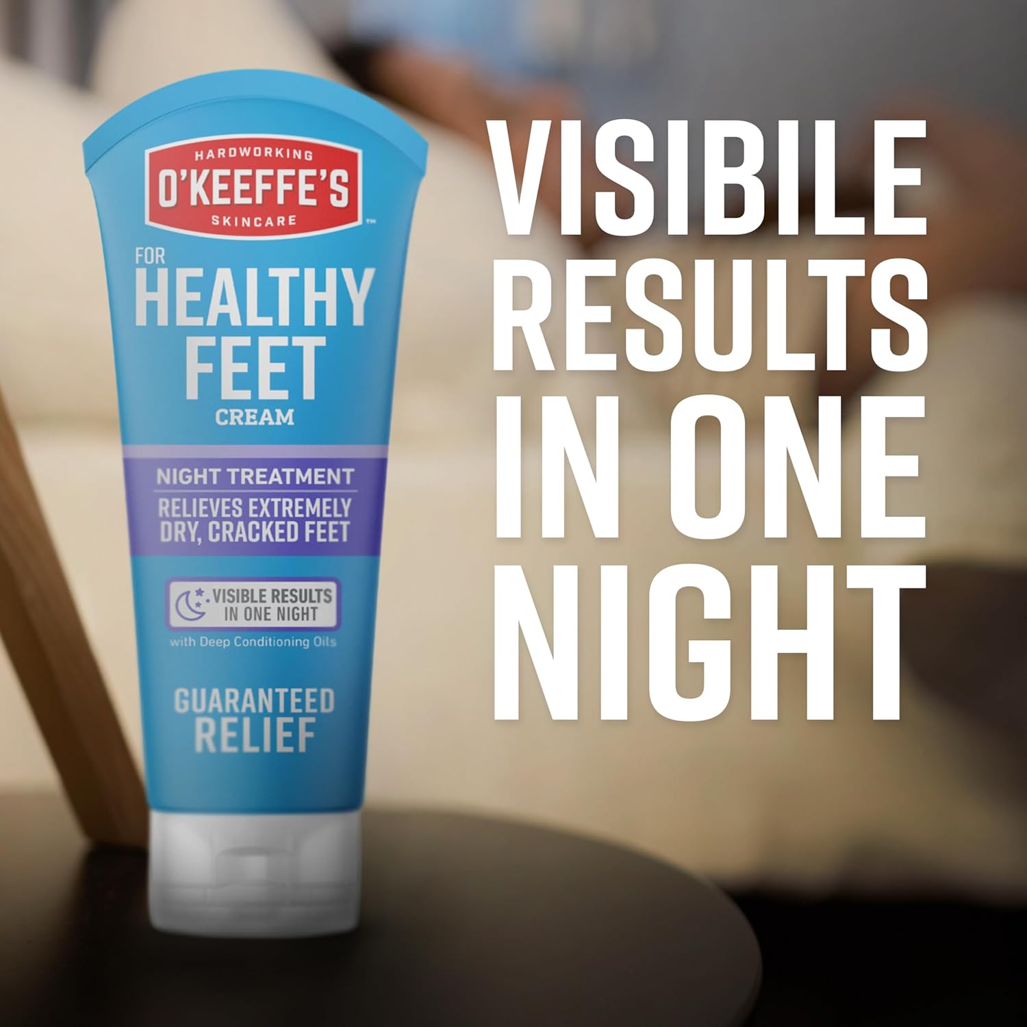 O'Keeffe's Healthy Feet Foot Creams [Regular, Night Treatment and Exfoliating]: 3.0 oz. tube, night treatment (Purple) - View 7 of 9