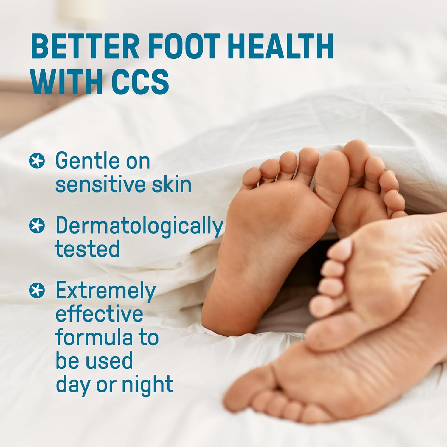CCS Professional Foot Care Cream 175 ml - Moisturise and Protect Dry and Callused Feet, Contains 10% Urea and Eucalyptus Oil, Clinically Tested, Suitable for Diabetics - View 5 of 7