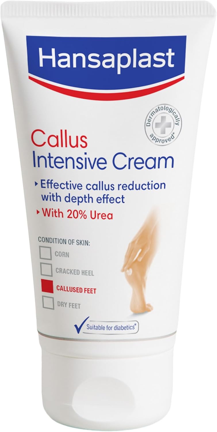 Hansaplast Intensive Callus Cream | Callus Reduction Solution | Very Dry Feet | Noticeable Results | Foot Care | Foot Cream | 20% Urea | 75ml - View 6 of 6