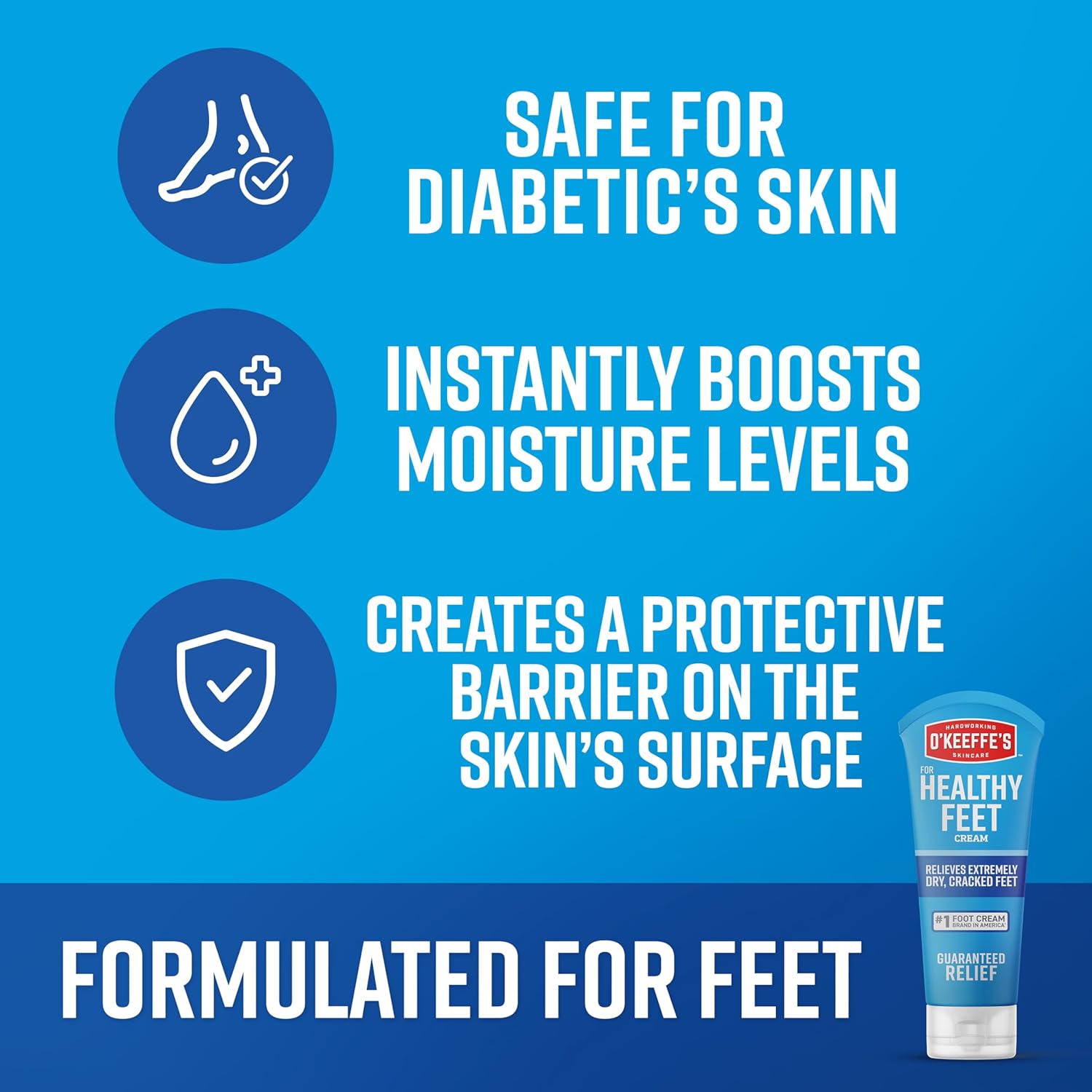 O'Keeffe's 3oz Healthy Feet Tube - View 5 of 6