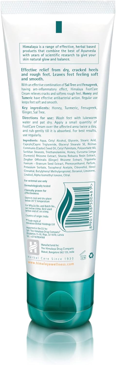 Himalaya Since 1930 Herbals Foot Care Cream, Dry & Cracked Heels, with antiseptic & Moisturizing Benefits- 75G - View 4 of 4