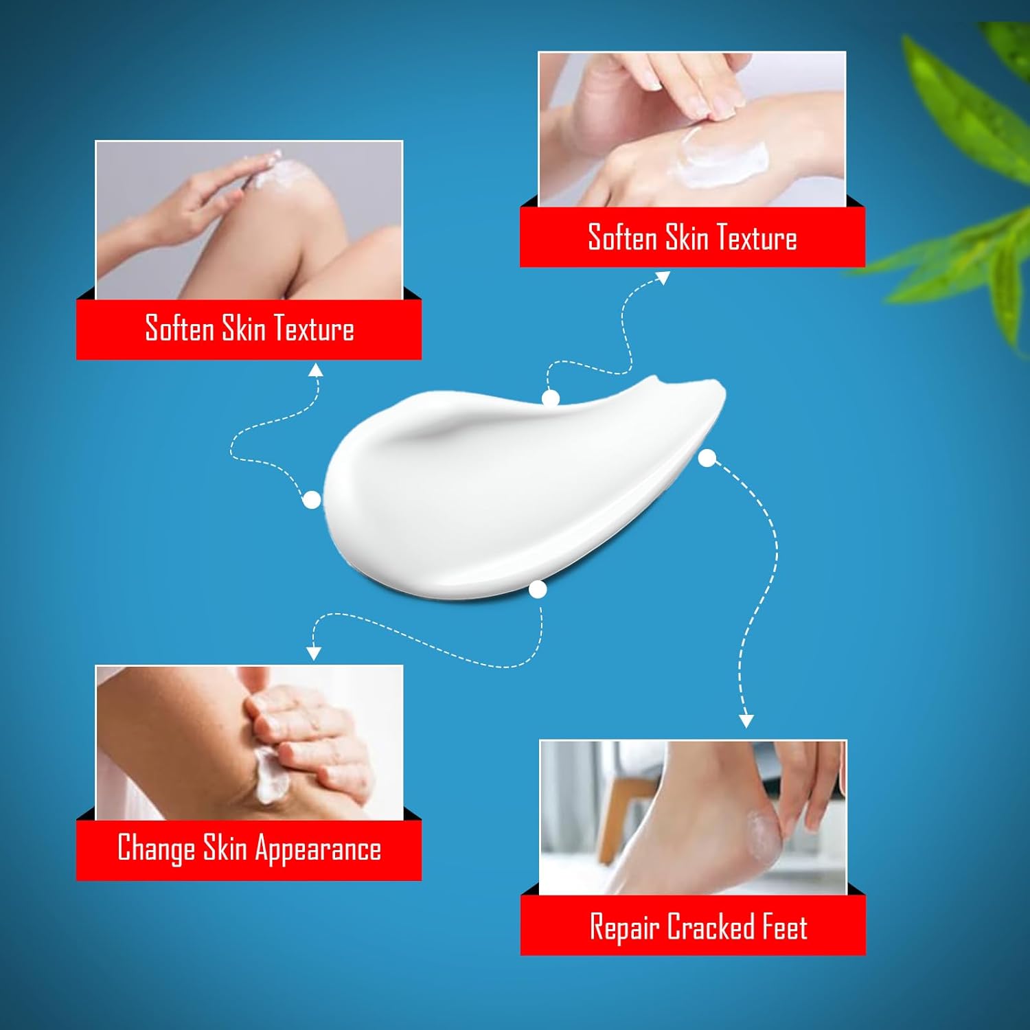 NIKITA.VIVI Urea Cream 42% plus Salicylic Acid 2% 150G for Dry Cracked Feet Heels Elbows Knees Hands Repair Treatment Lotion, Moisturizes & Removes Calluses, Corns Dead Skin Softens Toenails - View 4 of 4