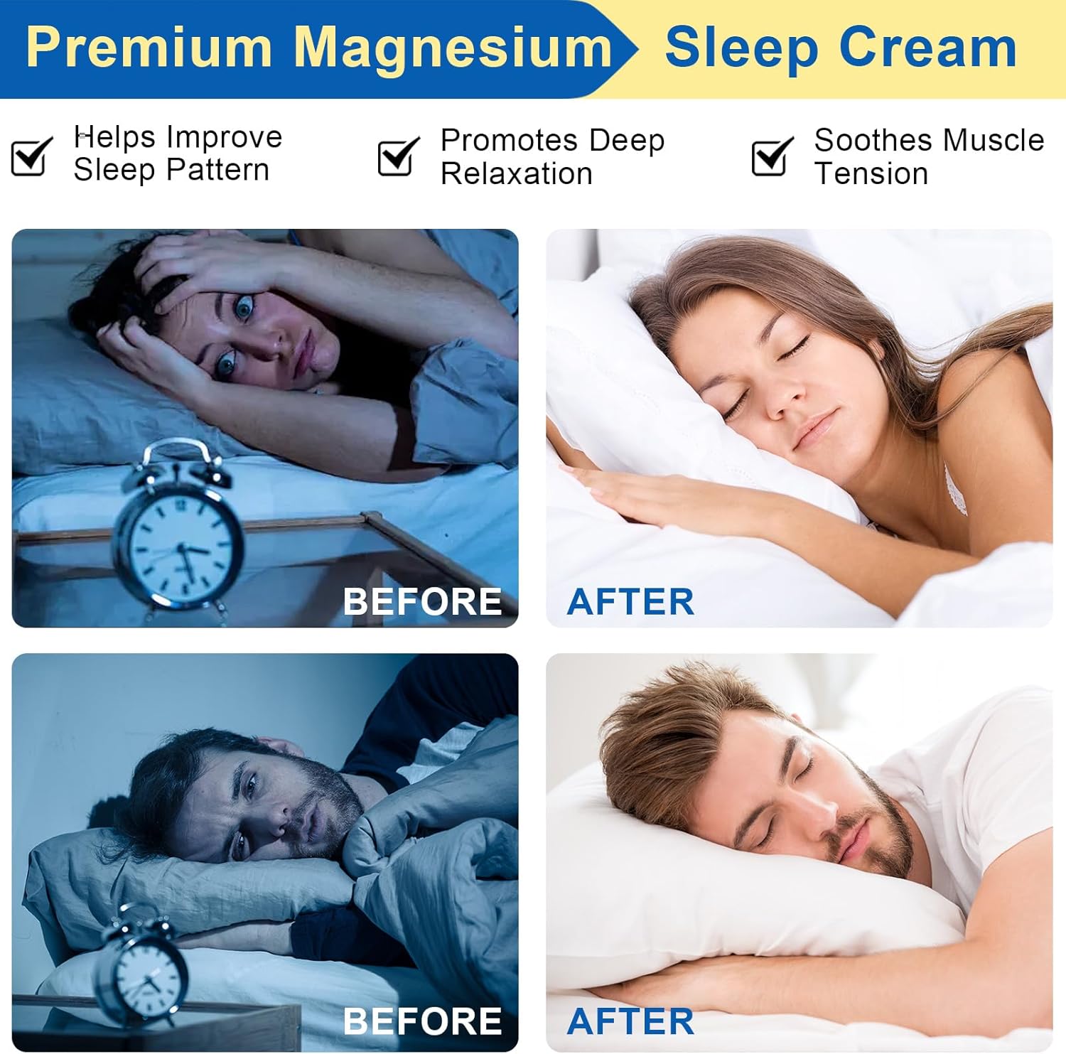 Aliver Pure Magnesium Cream 90G, Oil For Sleep And Feet, Restless Legs,Body Relaxation,Magnesium Topical Lotion Butter Soothes Muscle Tension - View 2 of 7