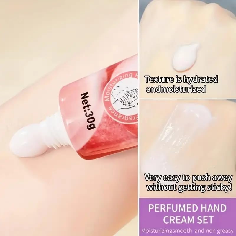 OSYA HAND CREAM 5pcs/set Hand Cream Set, Moisturizing And Nourishing Hand Lotion for Dry Cracked Hands, Gift for Women - View 2 of 5