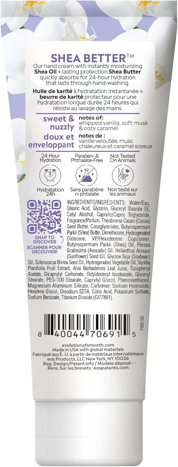 eos Shea Better Hand Cream - Vanilla Cashmere Hand Lotion | Instant Hydration + Lasting Protection | 2.5 oz - View 6 of 6