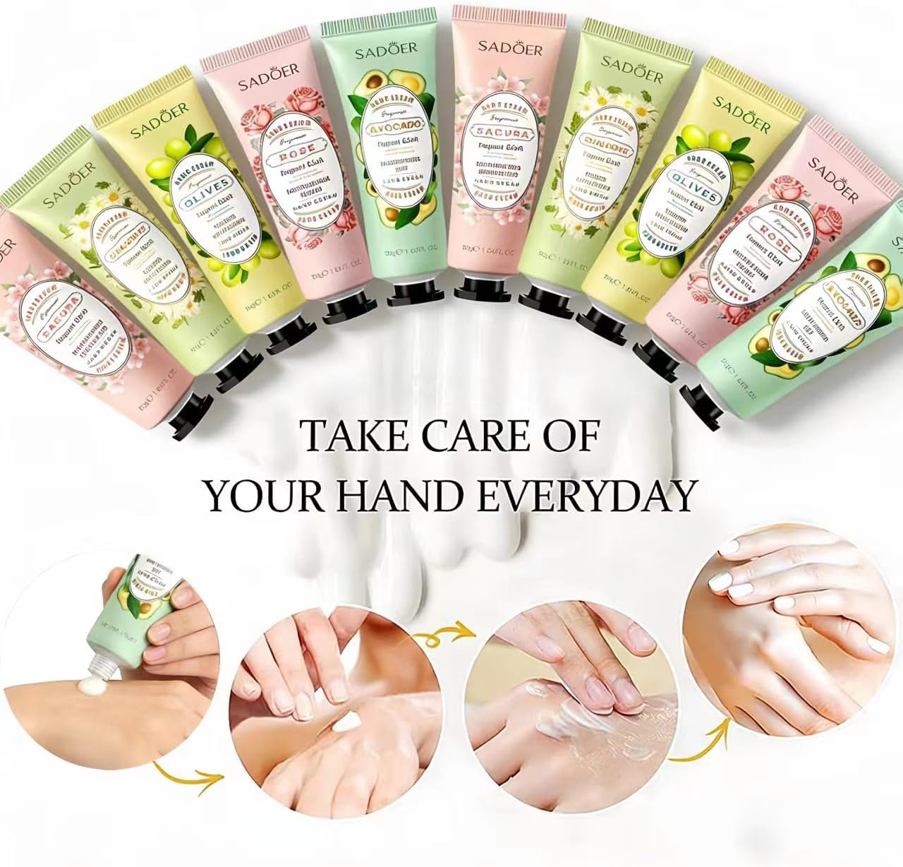 40 Pack Bulk Hand Cream Gift Set, Travel Size Natural Plant Fragrance Lotion, Hydrating Moisturizing Hand Cream for Dry Cracked Hands, Ideal Appreciation Gifts for Teachers, Nurses & Women - View 2 of 5