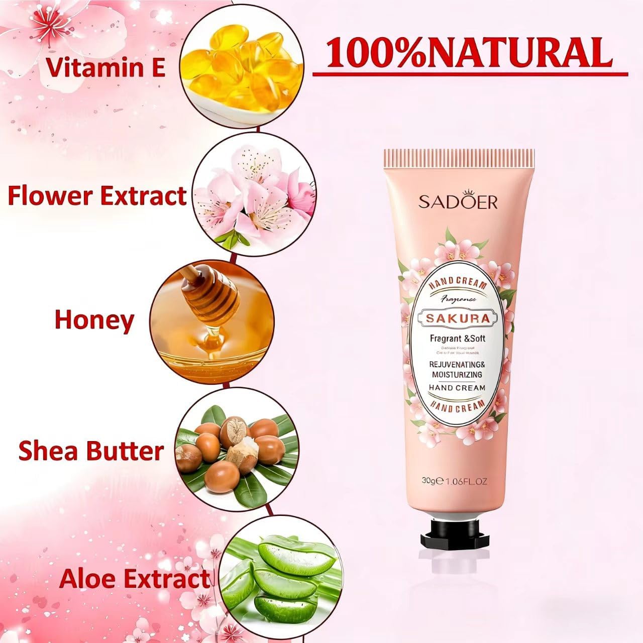 40 Pack Bulk Hand Cream Gift Set, Travel Size Natural Plant Fragrance Lotion, Hydrating Moisturizing Hand Cream for Dry Cracked Hands, Ideal Appreciation Gifts for Teachers, Nurses & Women - View 5 of 5