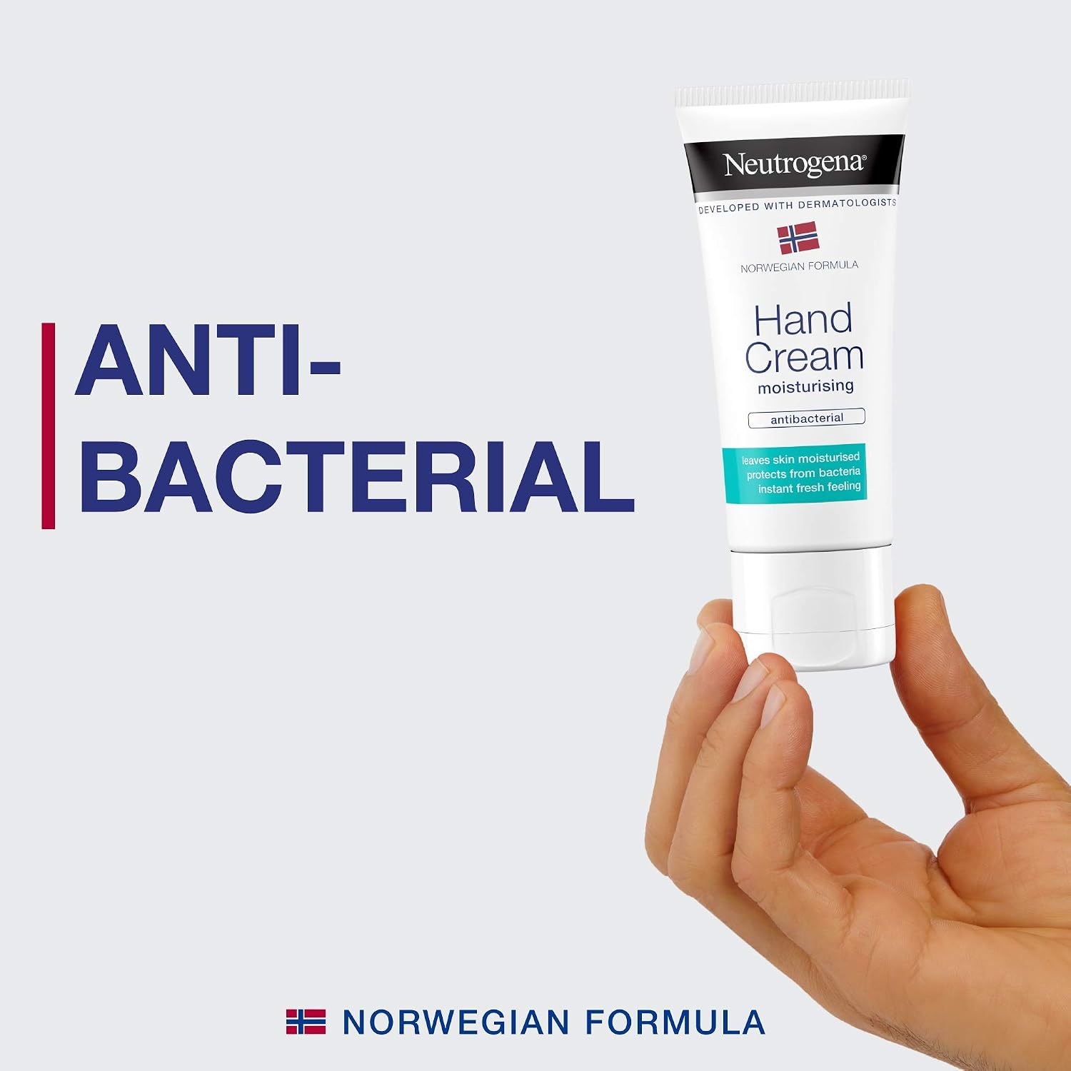 Neutrogena Norwegian Formula, Moisturising Antibacterial Hand Cream, 50 ml (Pack of 1) - View 5 of 6