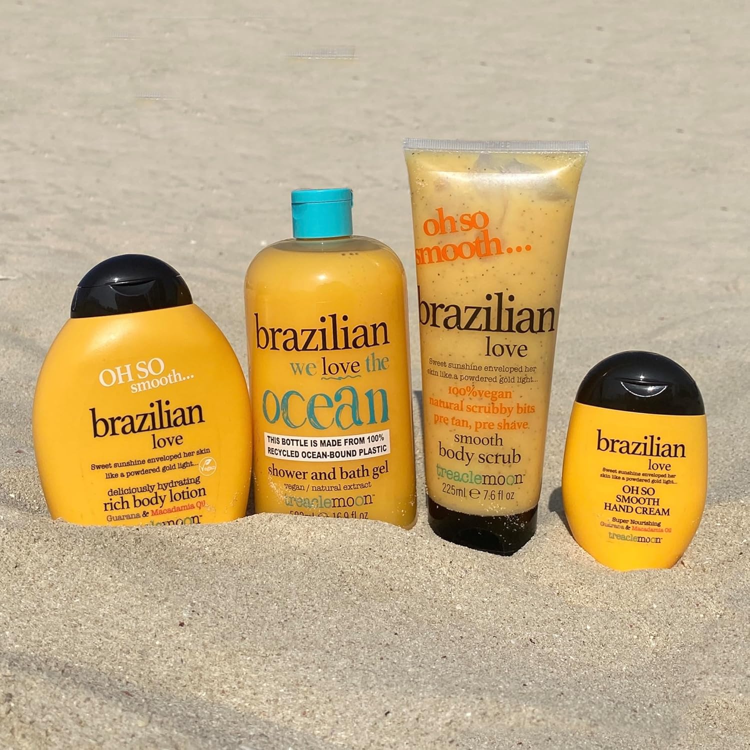 Treaclemoon Brazilian Love Smooth Hand Cream, 75ml | Infused with Macadamia Oil and Coconut | Intensely Hydrating Formula | Delightful Tropical Fragrance | Vegan & Cruelty-Free - View 4 of 5