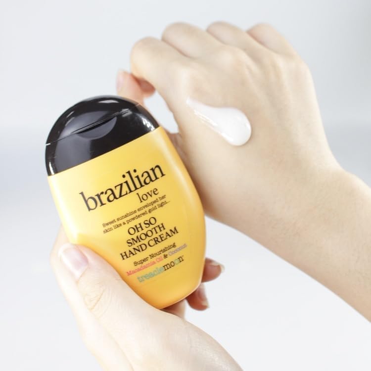 Treaclemoon Brazilian Love Smooth Hand Cream, 75ml | Infused with Macadamia Oil and Coconut | Intensely Hydrating Formula | Delightful Tropical Fragrance | Vegan & Cruelty-Free - View 5 of 5