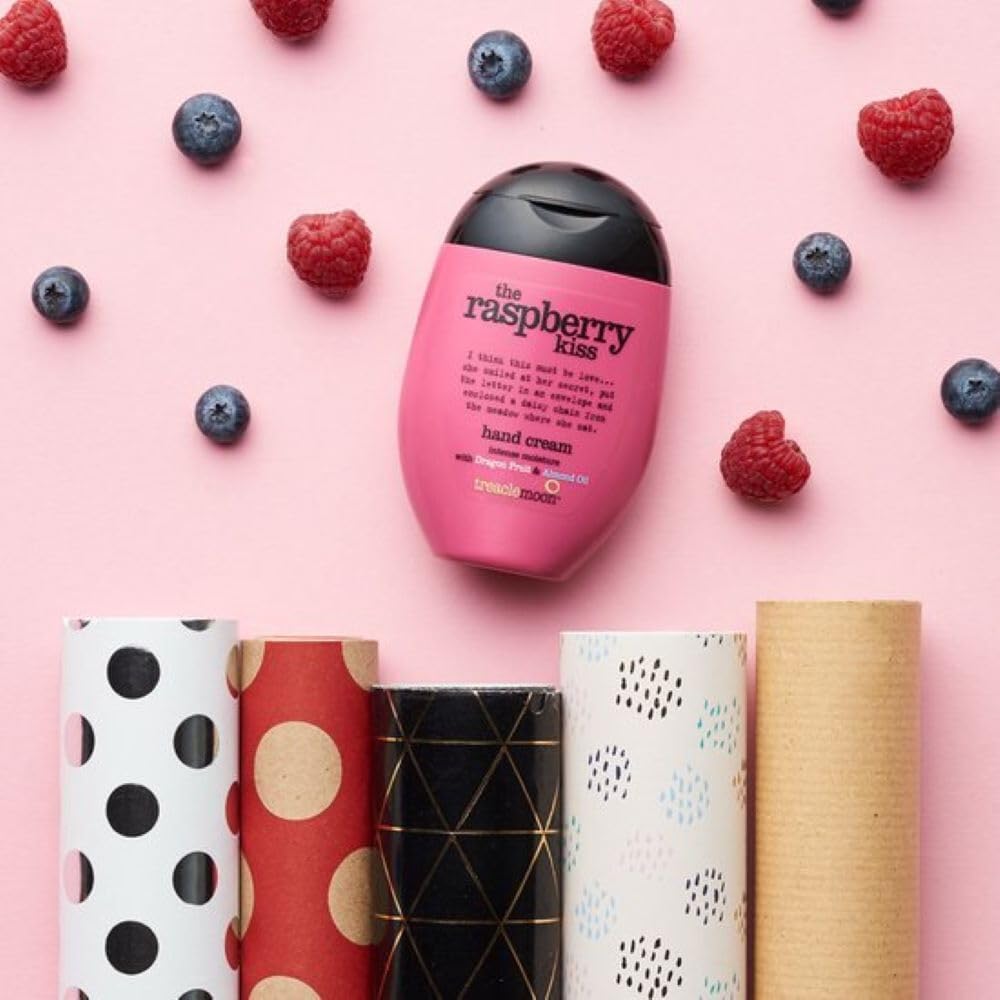 Treaclemoon Raspberry Kiss Hand Cream, 75ml | Extra Rich Formula with Dragon Fruit & Almond Oil | Super Moisturizing | Delightful Raspberry Scent | Dermatologically Tested | Vegan & Cruelty-Free - View 4 of 5