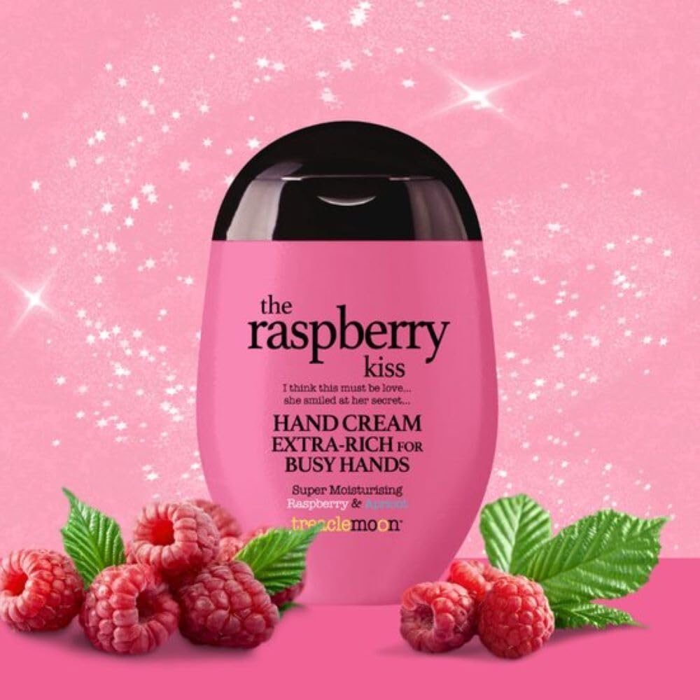 Treaclemoon Raspberry Kiss Hand Cream, 75ml | Extra Rich Formula with Dragon Fruit & Almond Oil | Super Moisturizing | Delightful Raspberry Scent | Dermatologically Tested | Vegan & Cruelty-Free - View 5 of 5