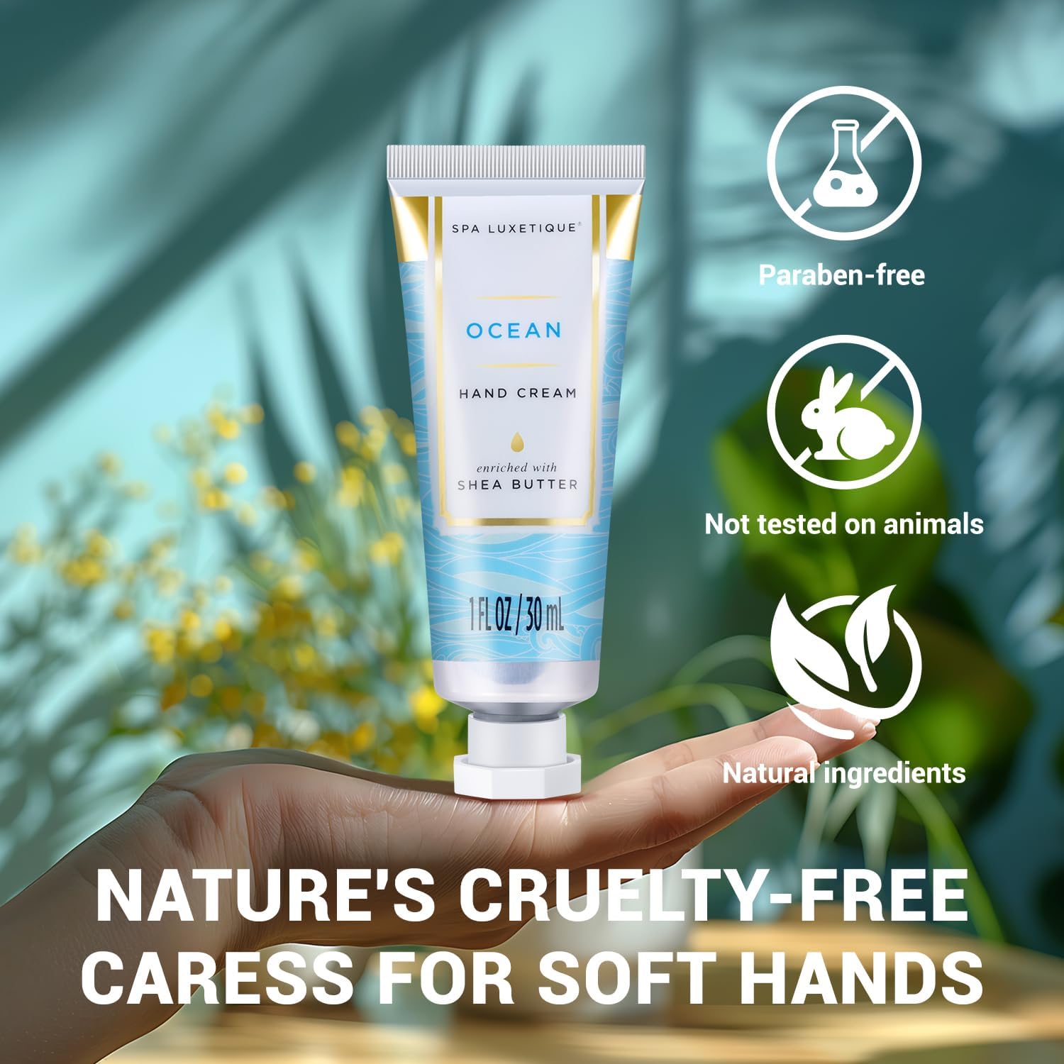 Spa Luxetique Hand Cream Gift Set - Hand Cream Set Gifts for Women Hand Care Gift Sets for Mother’s Day Gifts Moisturiser Hand Cream for Dry Hands with Vitamin E | 6 x 30ml Hand Cream Set - View 5 of 6