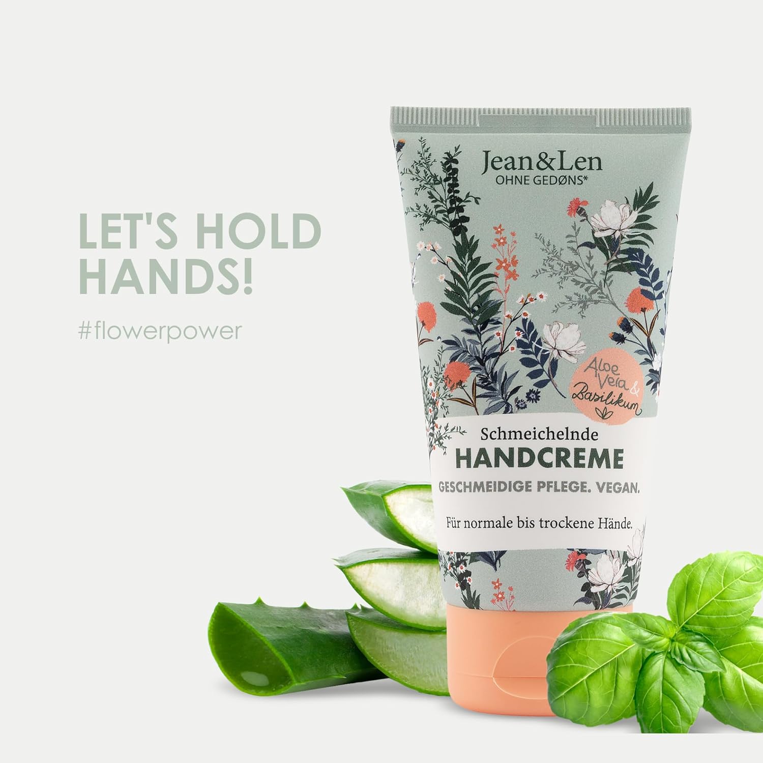 Jean & Len Aloe-Vera & Basil Hand Cream 75 ml - View 5 of 6