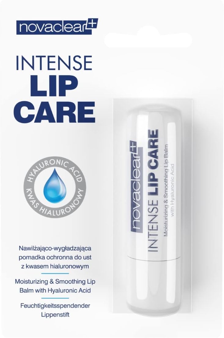 Novaclear Intense Lip Care Balm – Hydrating Lip Balm with Hyaluronic Acid, Beeswax & Shea Butter – Moisturizing & Smoothing Lip Treatment – 4.9g - View 5 of 5