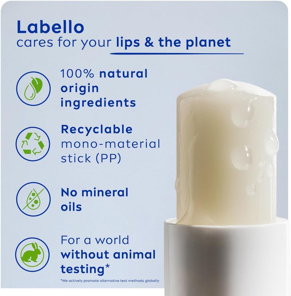 NIVEA Labello 24H Melt-In Moisture Lip Balm Original 4.8g (Pack of 2) - View 2 of 6
