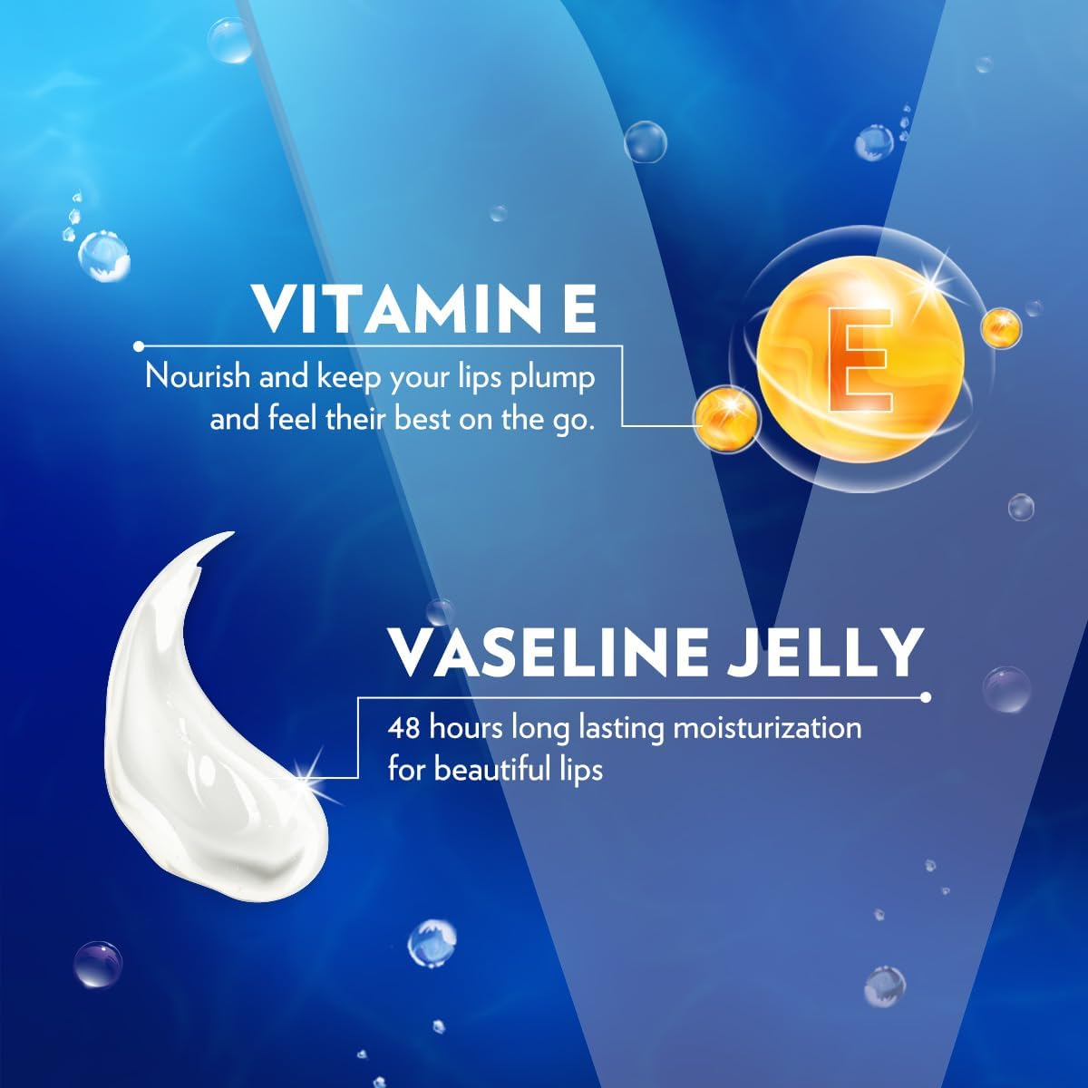 Vaseline Lip Therapy Original Lip Balm With Pure Jelly & Vitamin E For Soft & Glossy Lips | Nourishes & Protects Lips | Non-greasy Lip Moisturizer for Naturally Tinted Lips | 4.8 gm - View 3 of 6