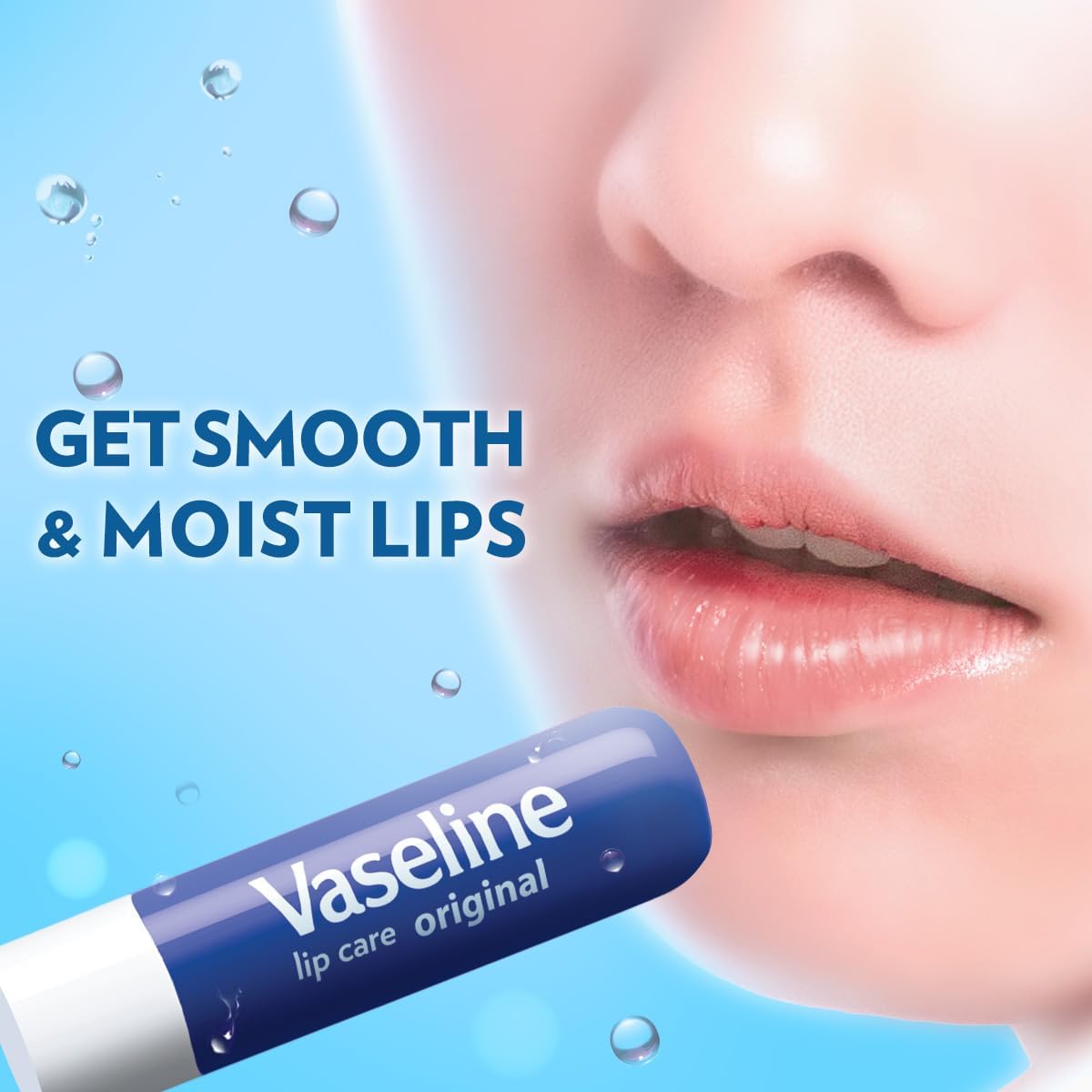 Vaseline Lip Therapy Original Lip Balm With Pure Jelly & Vitamin E For Soft & Glossy Lips | Nourishes & Protects Lips | Non-greasy Lip Moisturizer for Naturally Tinted Lips | 4.8 gm - View 4 of 6
