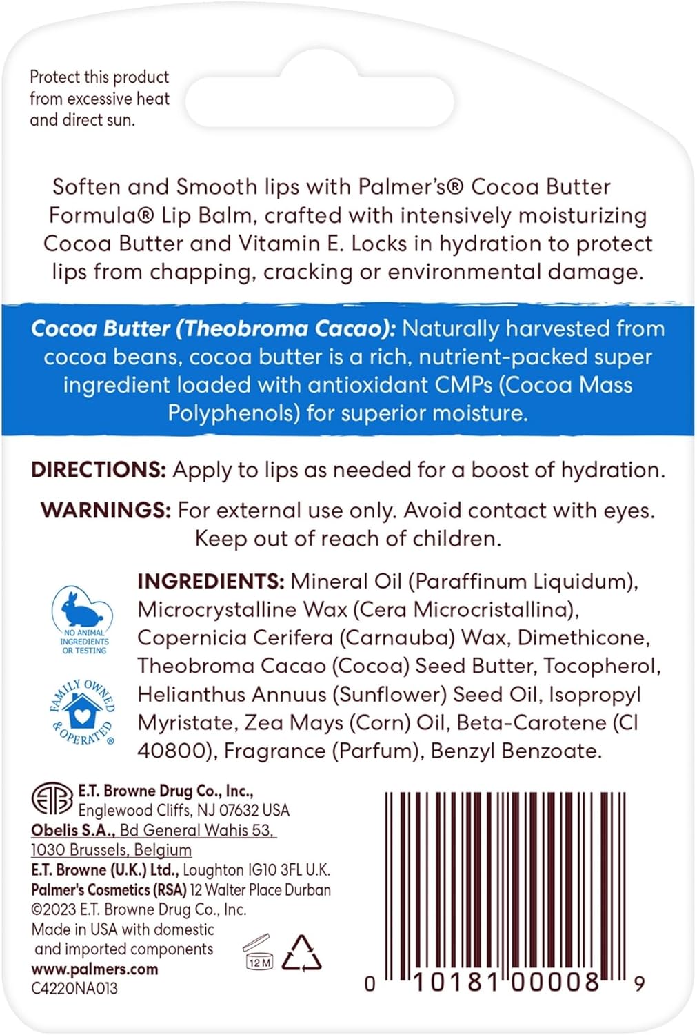 Palmer's Palm Coco Butter Lip Balm Size .15z Palm Coco Butter Lip Balm .15z - View 4 of 4