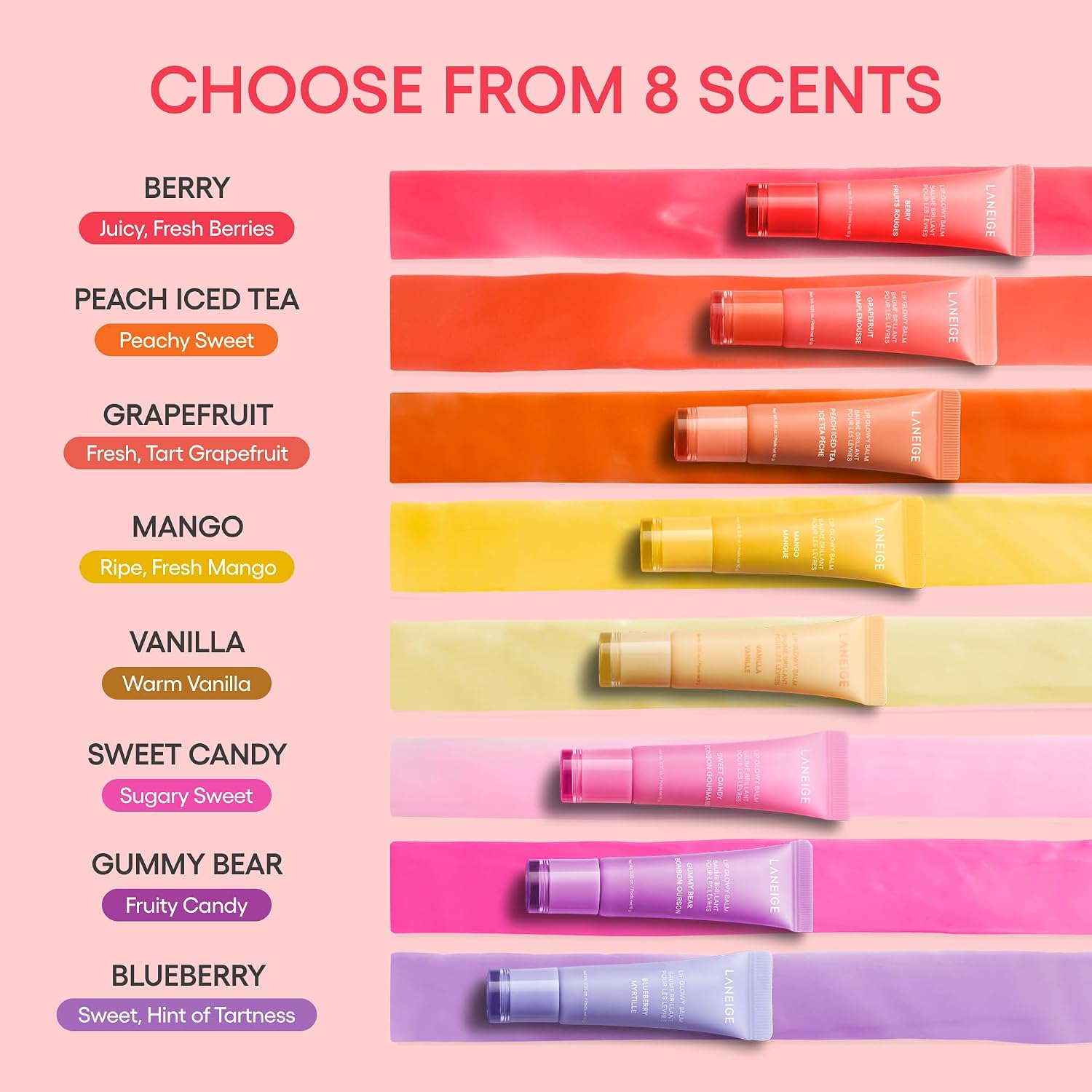 LANEIGE Lip Glowy Balm: Tinted Balm with Murumuru & Shea Butters, .35 oz., 0.35 Ounce (Pack of 1) - View 2 of 8