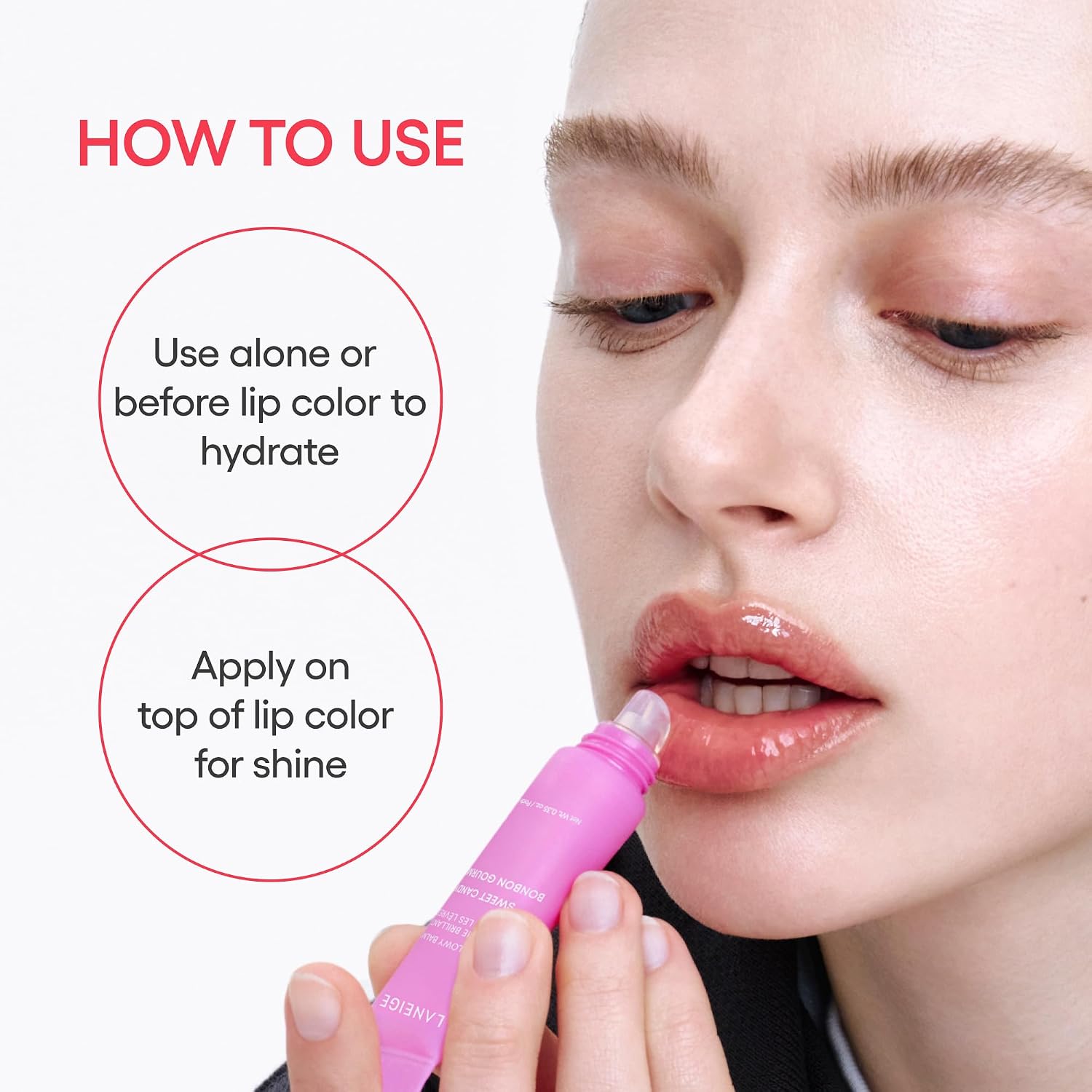 LANEIGE Lip Glowy Balm: Tinted Balm with Murumuru & Shea Butters, .35 oz., 0.35 Ounce (Pack of 1) - View 3 of 8