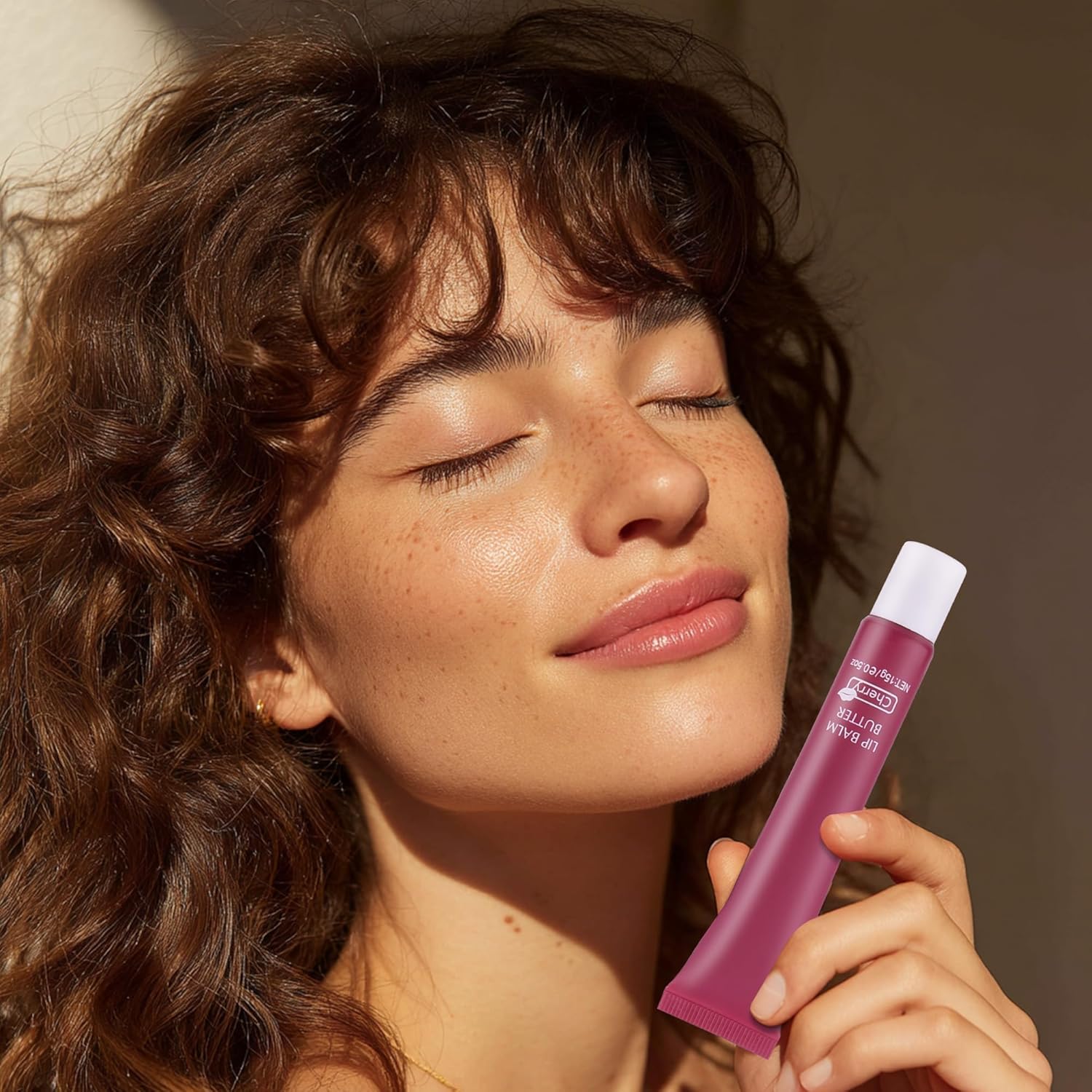 VRAIKO 2-in-1 Silky Lip Butter Balm & Lip Gloss, Hydration with Shea & Olive Oil Blend, Non-Sticky Moisture for Chapped Lips, Natural Ingredients (Cherry) - View 4 of 5