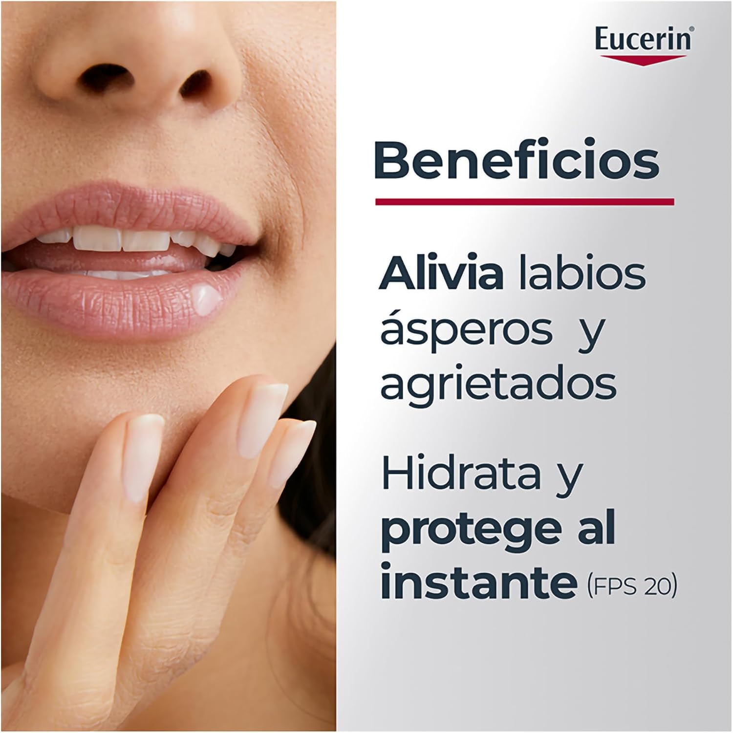 Eucerin pH5 Lip Active Balm with Dexpanthenol and Vitamin E, Lip Care for Rough Lips, UVA & UVB Protection, SPF 20, Soothes, Moisturizes and Protects, for Dry & Dehydrated Lips,4.8g - View 5 of 6