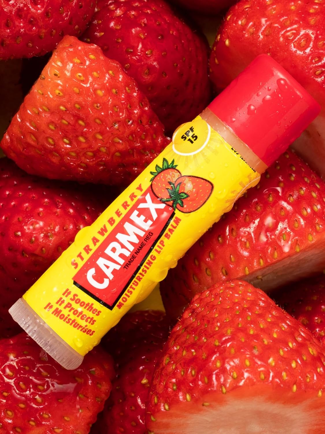 Carmex SPF 15 Strawberry Moisturising Lip Balm Stick - View 5 of 8