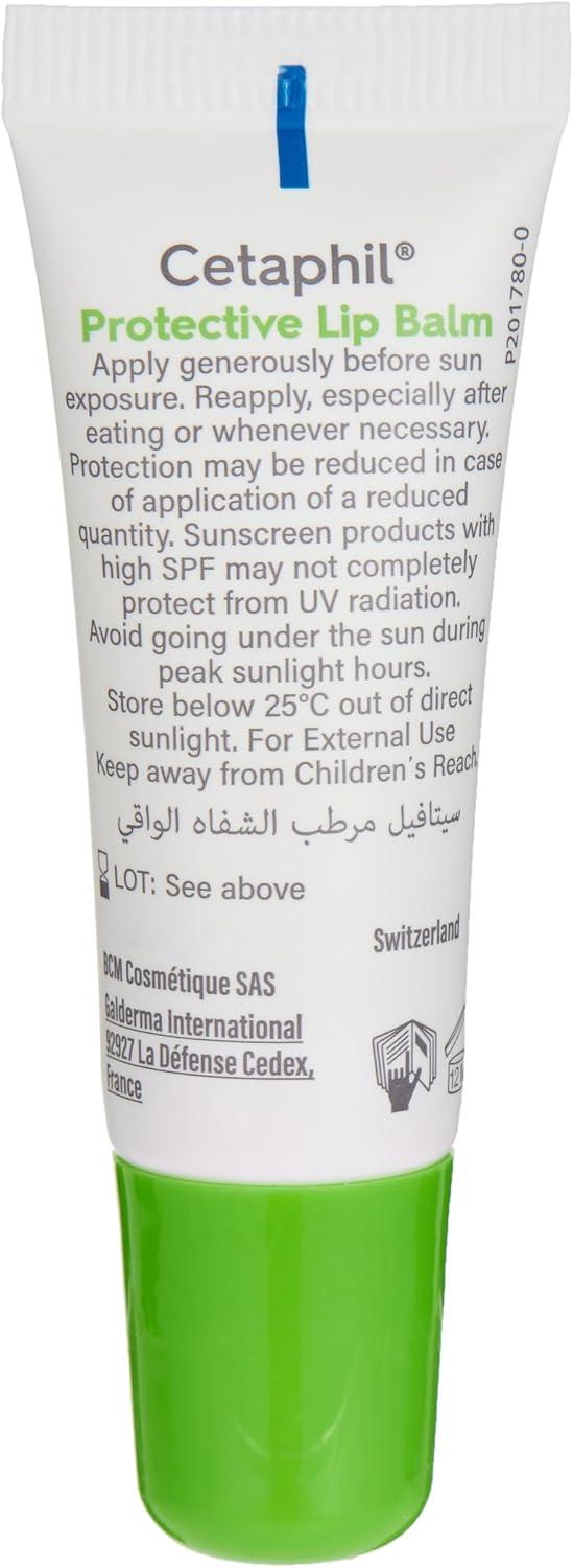Cetaphil Protective Lip Balm SPF 50+, Moisturizing Lipbalm, Very High Protection, Unscented, 8ml (Pack of 2) - View 2 of 4