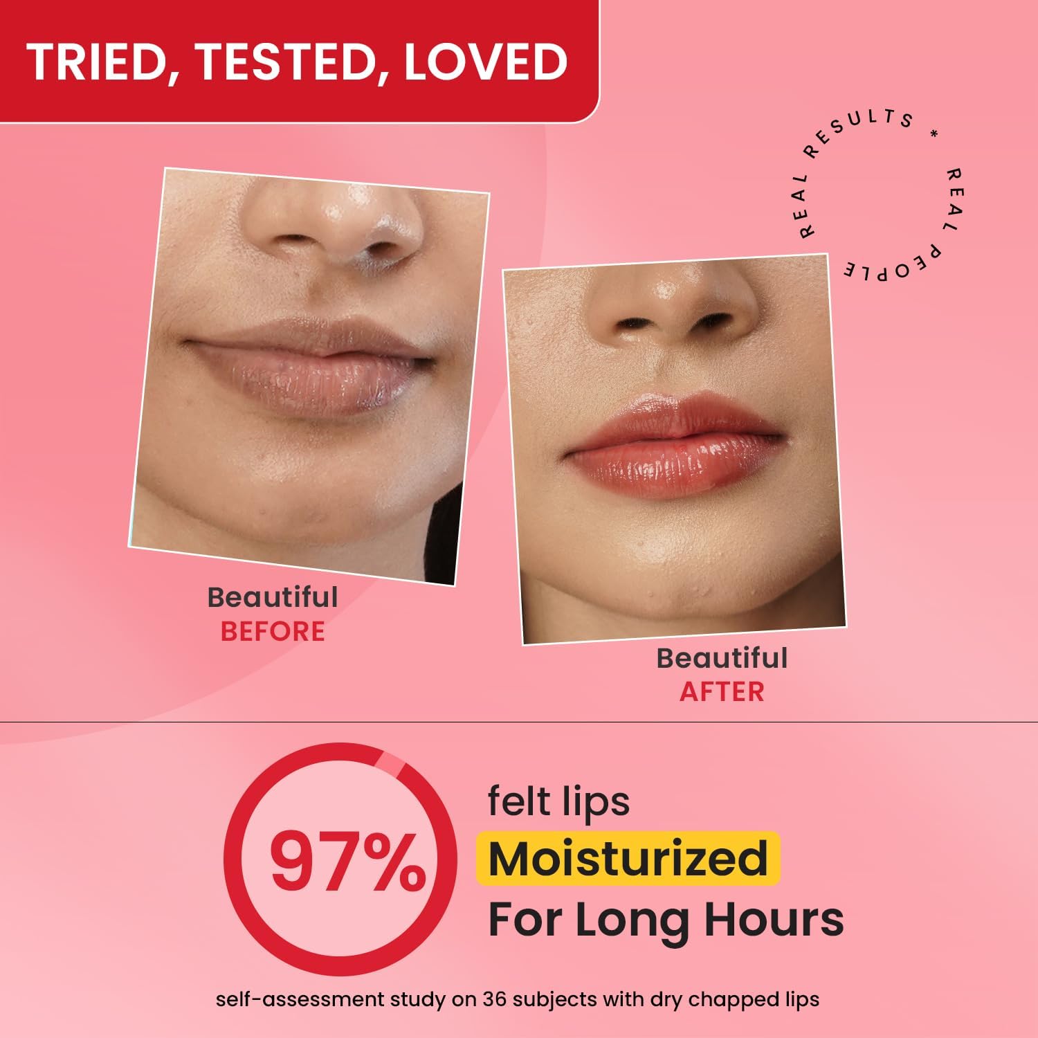 Dot & Key Strawberry Lip Balm for soft and naturally pink lips| SPF 30 & Vitamin C+E| fades lip pigmentation|for dark lips, 12g - View 5 of 8