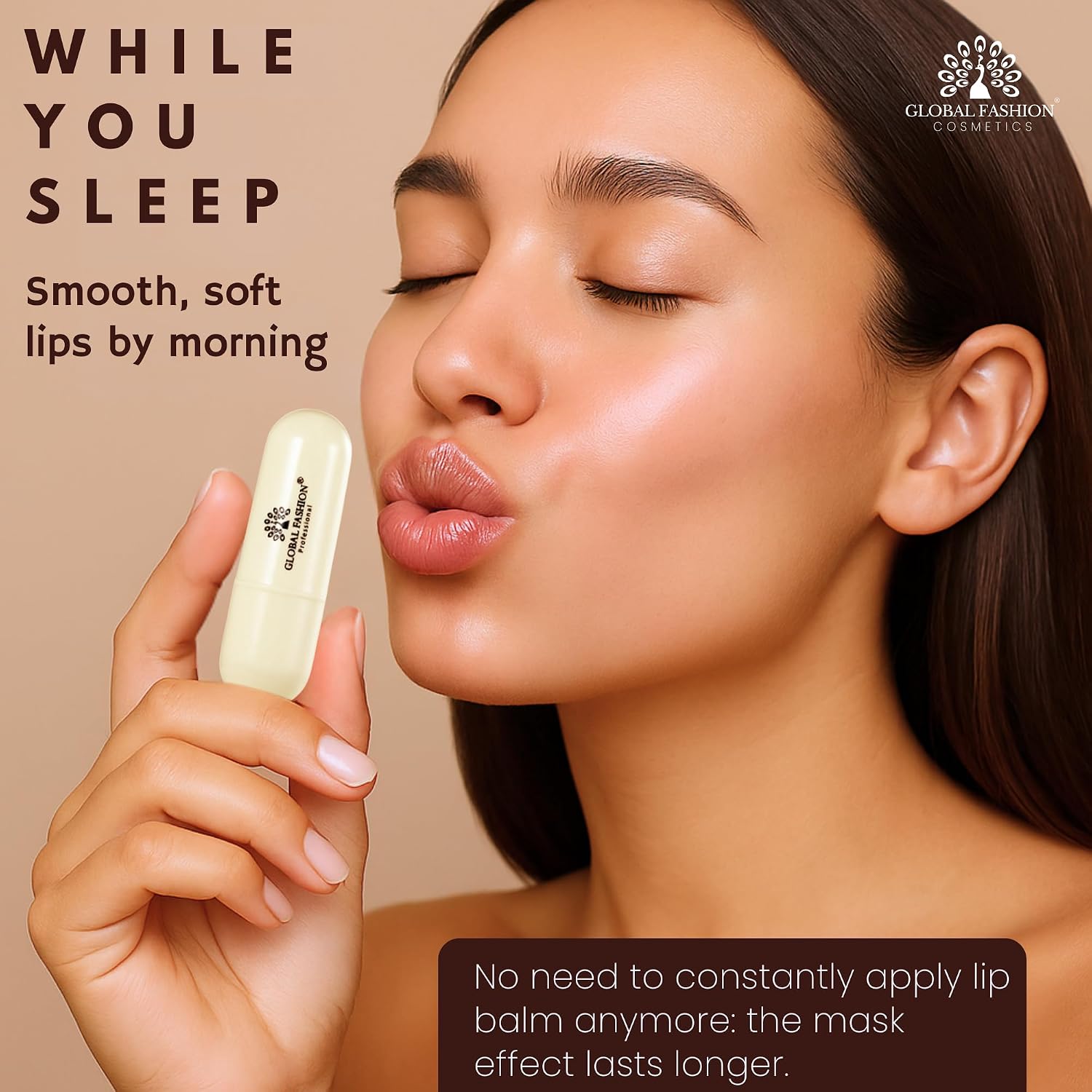 Global Fashion Korean Lip Balm - 4 Flavours, Deeply Moisturizing, Non-Sticky Formula, Natural Ingredients, Smooth & Nourished Lips, Colorless, Unisex Daily Lip Care (3.8g, Mint) - View 6 of 6