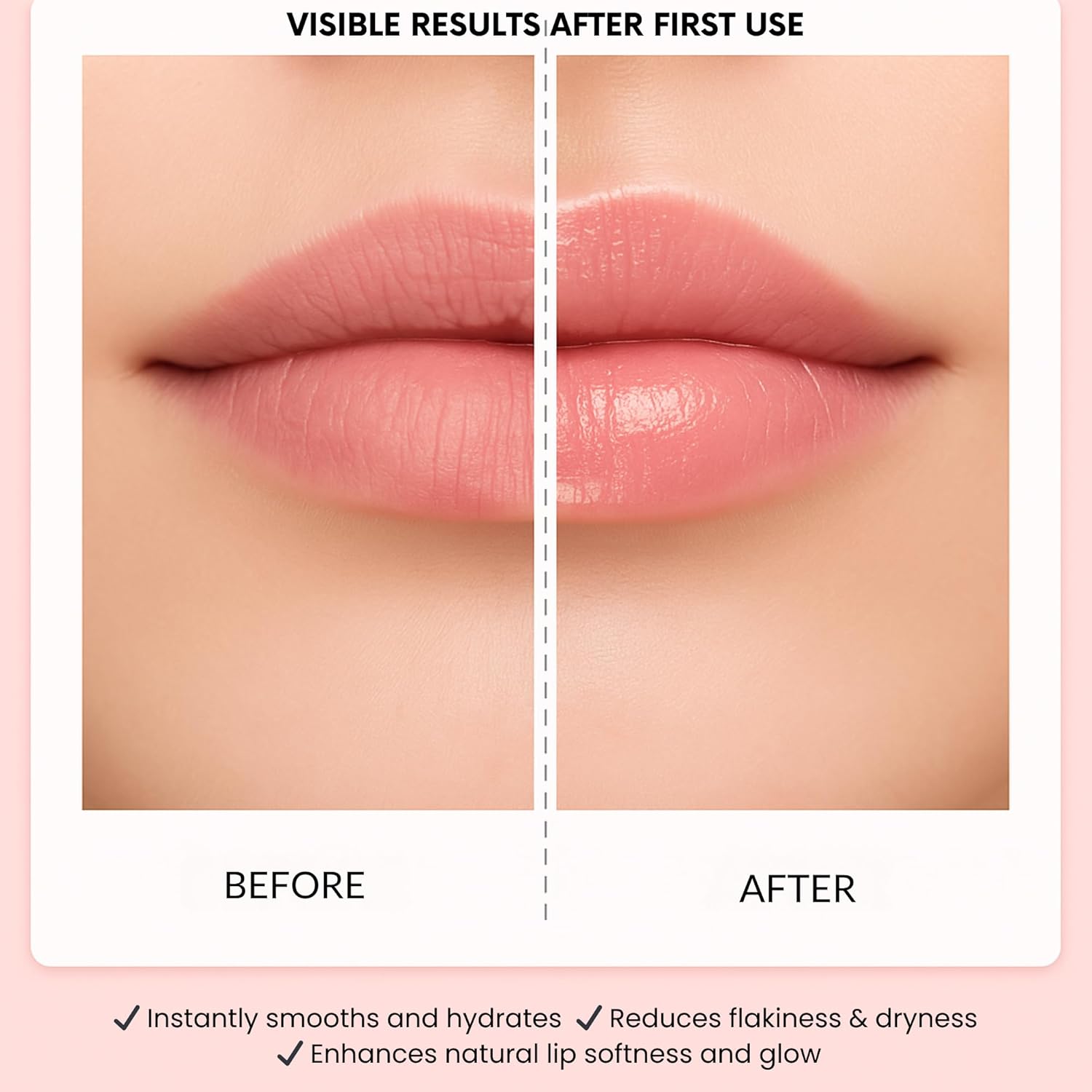 Global Fashion Korean Lip Balm - 4 Flavours, Deeply Moisturizing, Non-Sticky Formula, Natural Ingredients, Smooth & Nourished Lips, Colorless, Unisex Daily Lip Care (3.8g, Olive) - View 2 of 8