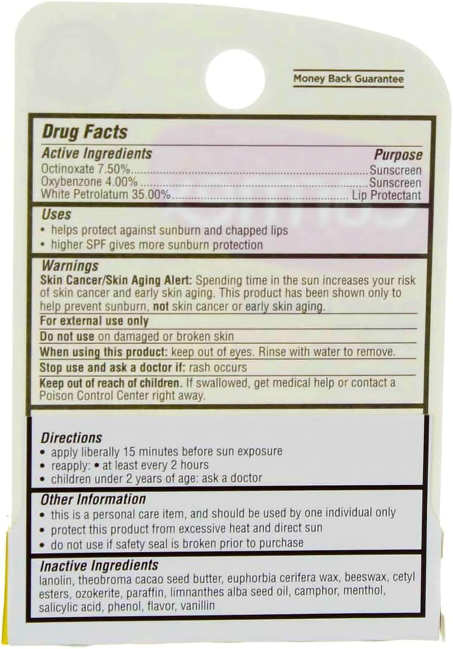 Carmex Classic Lip Balm SPF 15 Lip Protectant, 0.15 Ounce Pack of 3 (Stick in Blister Pack) - View 3 of 5