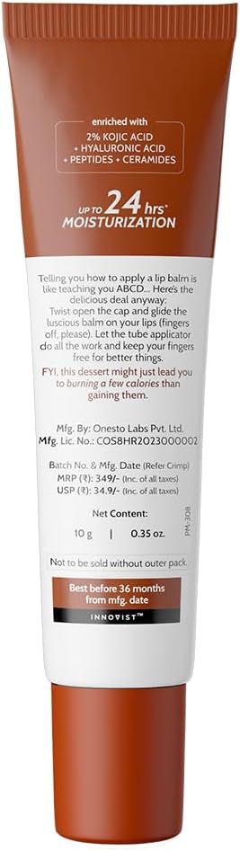 Chemist At Play Chocolate Tinted Lip Balm for Dark, Dry, Chapped and Pigmented Lips| Gives 24 hours moisturization| SPF 50 PA+++| Has Kojic Acid, Hyaluronic Acid, ceramides & Peptides| 10gms - View 7 of 7