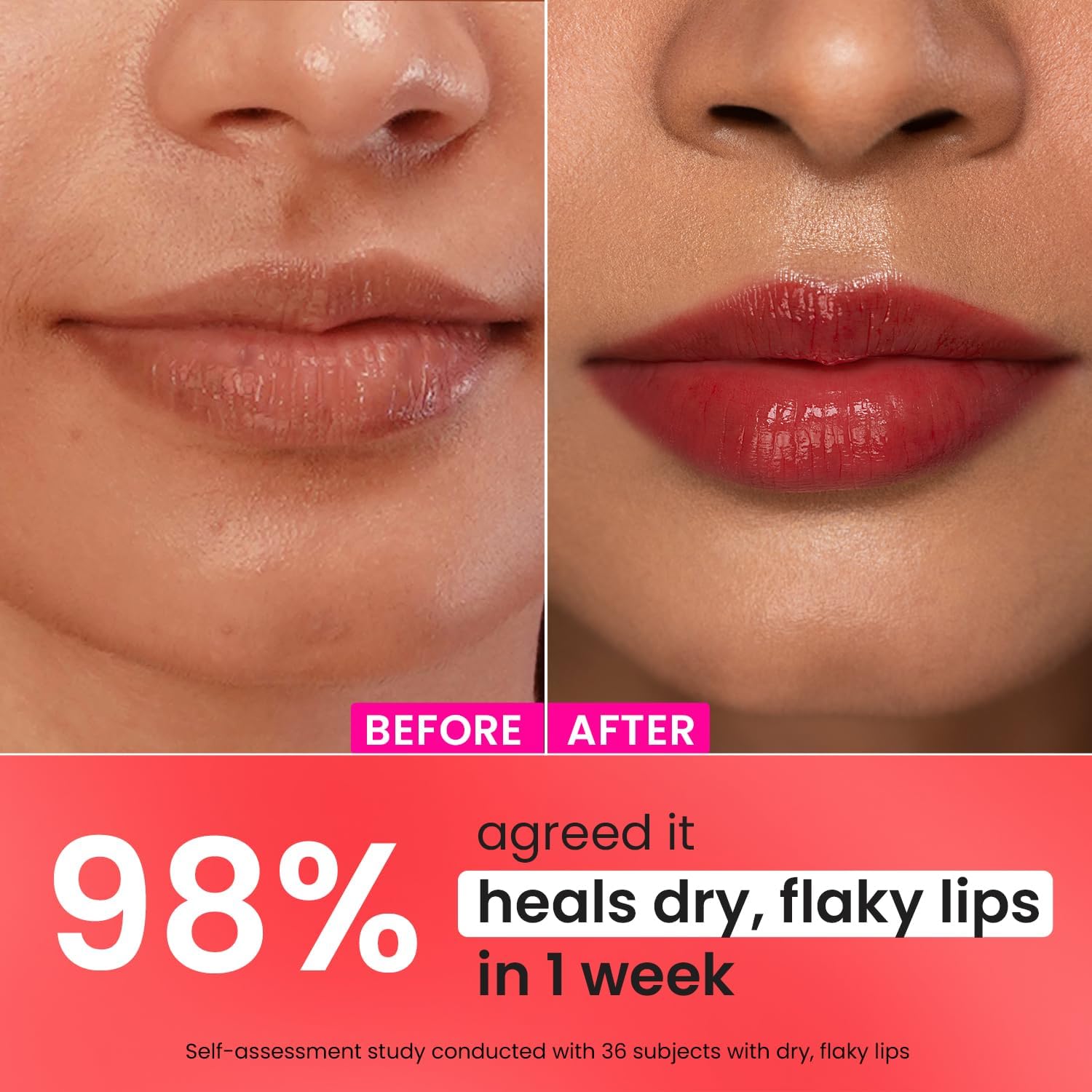 Dot & Key Ceramide & Peptide Barrier Repair Brightening Lip Balm SPF 50 PA+++ - Red Romance (10 g) - View 3 of 5
