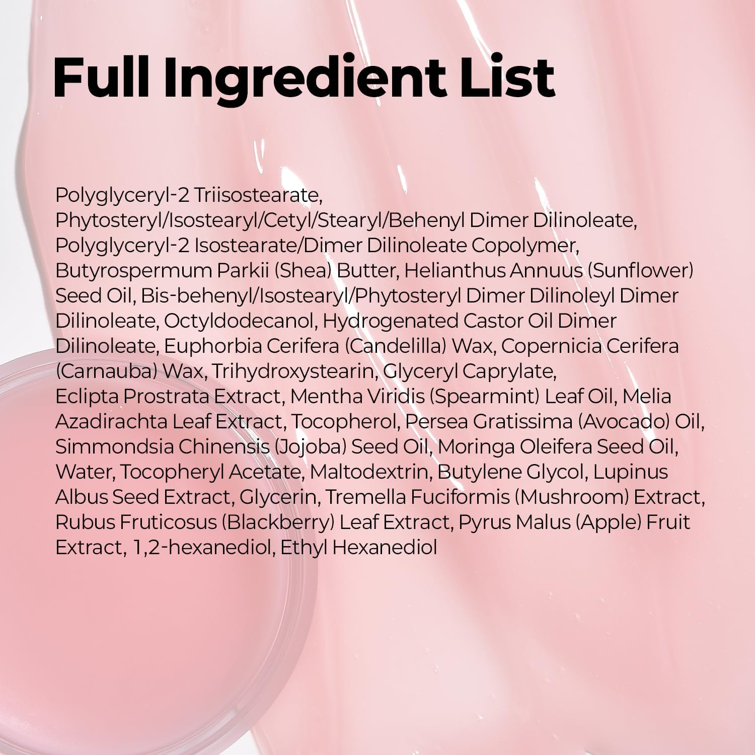 MOTHER MADE Vitamin E Vegan Lip Mask Lip Care Balm,with Organic Shea Butter, Natural Oils, Vegan Collagen, Gifts for Women, Korean Skin Care, 0.46 fl.oz. - View 2 of 7