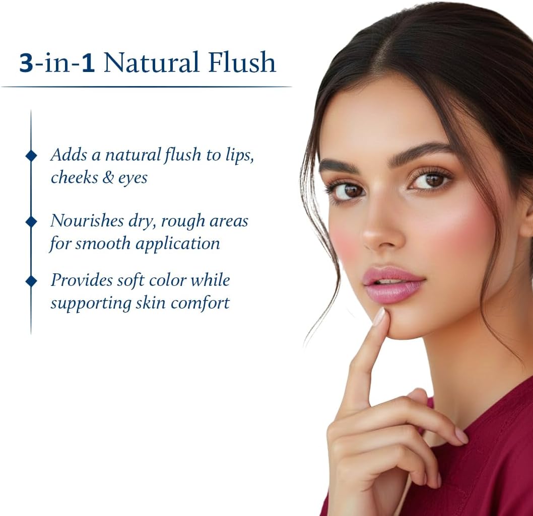 Blue Nectar Lip Tint Balm for Deep Wine Tinted Lips | Natural Beetroot Lip Balm Moisturizer for Dry Skin with Organic Ghee & Shea Butter | Long Lasting Hydrating Lip Tint (10g) - View 5 of 7
