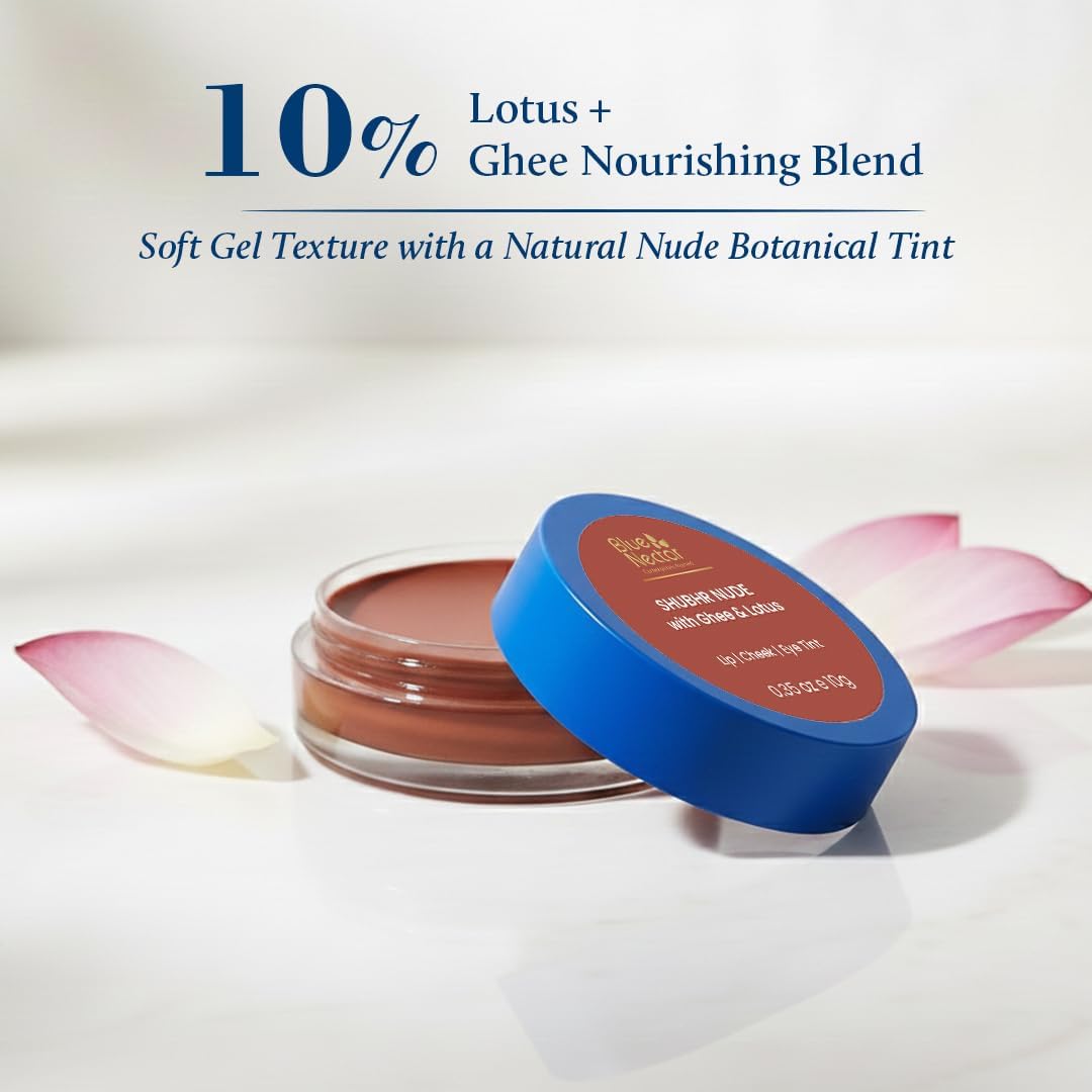 Blue Nectar Lip Tint Stain for Sheer Nude Tinted Lips | Hydrating Lip Tint, Color Infused, with Shea Butter for Natural Looking Finish (10g) - View 7 of 7