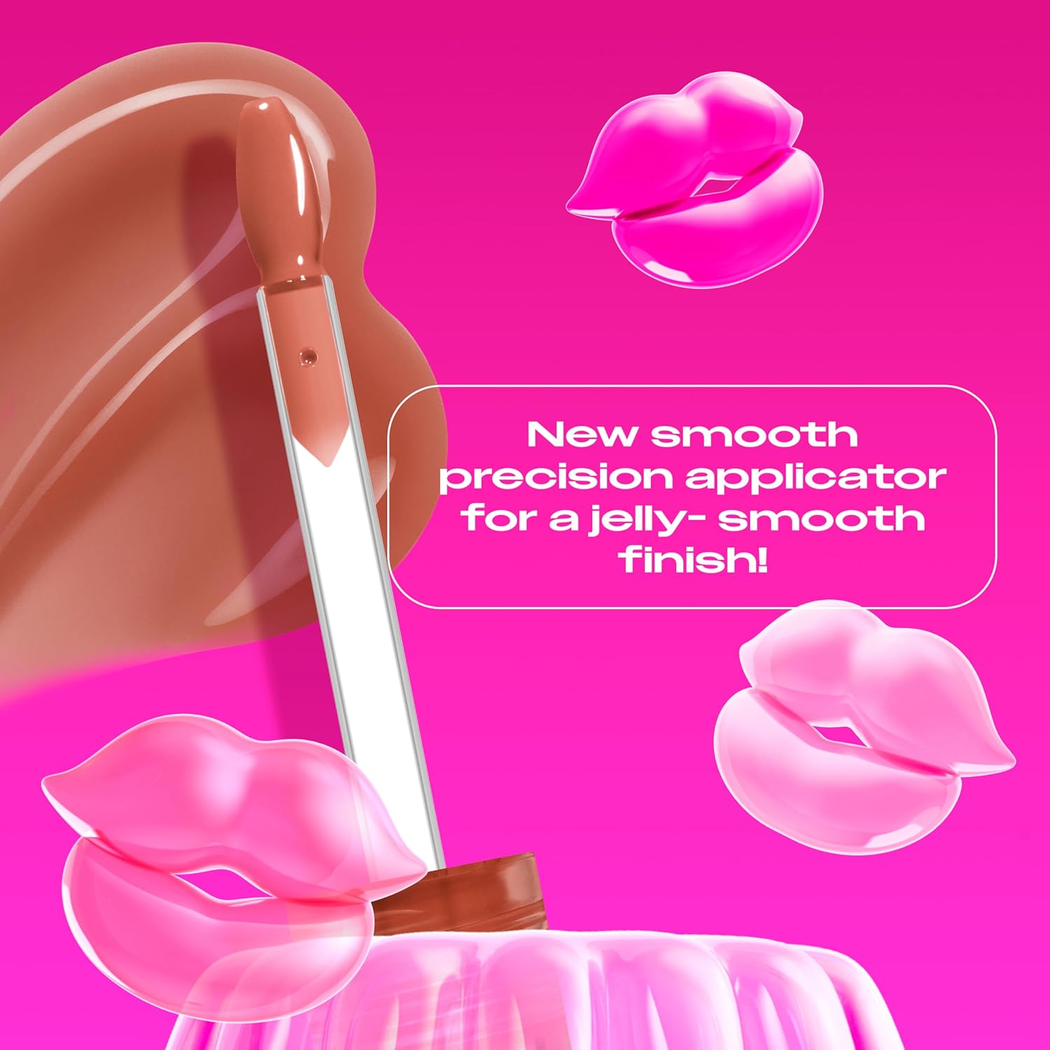 NYX Professional Makeup Jelly Job, Full-Bodied Shine Gloss, Lip-Smoothing Shine, Hyper-Glossy Finish, Toast N' Jelly - View 6 of 8
