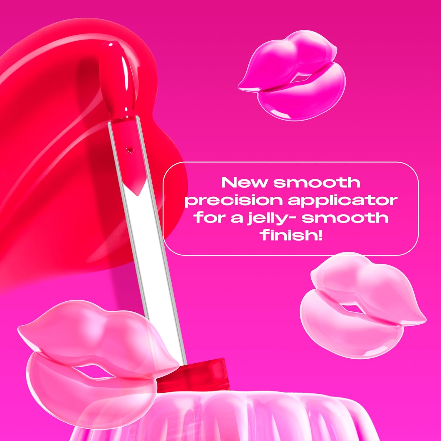 NYX Professional Makeup Jelly Job, Full-Bodied Shine Gloss, Lip-Smoothing Shine, Hyper-Glossy Finish, Cherry Jelly - View 5 of 7