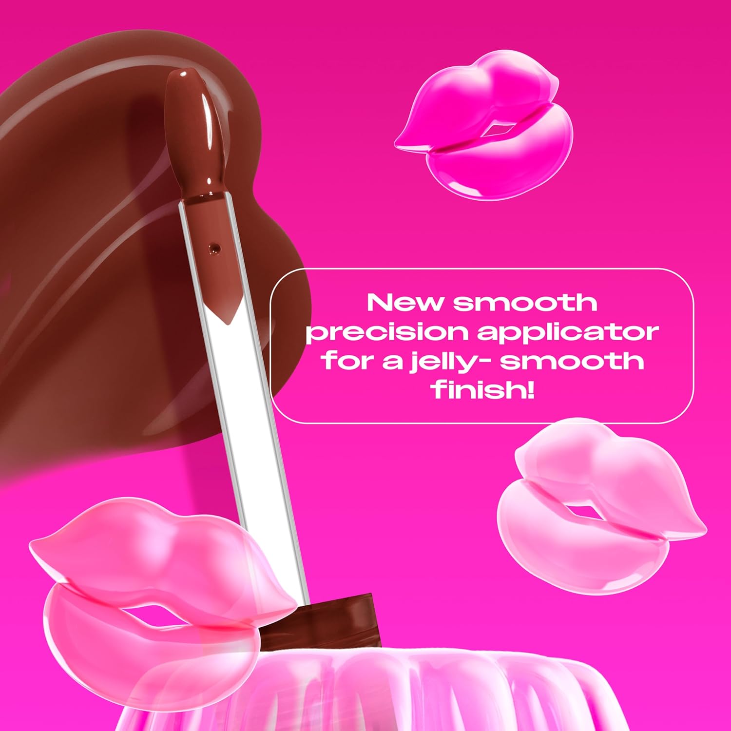 NYX Professional Makeup Jelly Job, Full-Bodied Shine Gloss, Lip-Smoothing Shine, Hyper-Glossy Finish, Jellybean - View 6 of 8